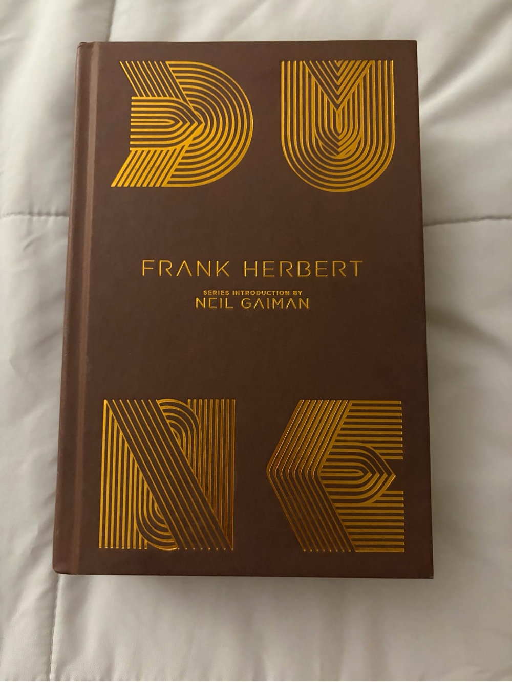 Dune Hardcover Art Edition - Brown with Gold Foil